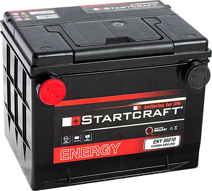 Intact 56069B Start-Power Autobatterie 60Ah Pluspol links mit Bodenleiste