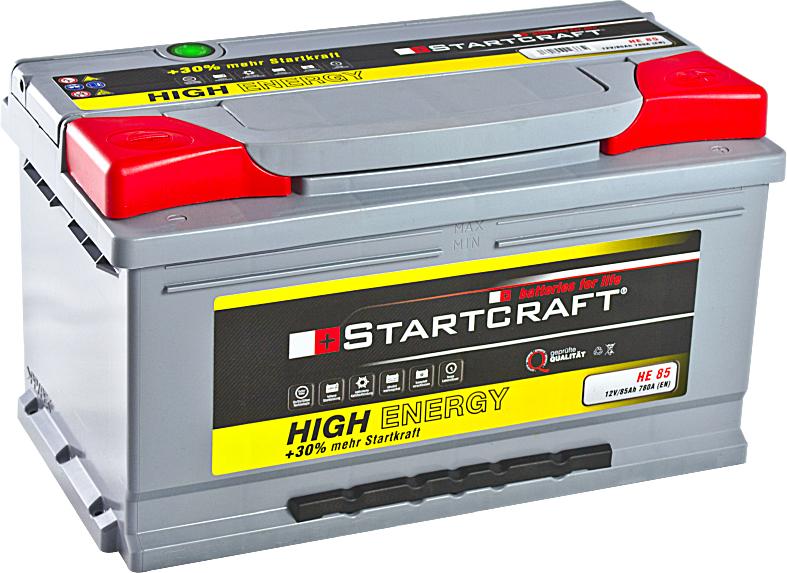 Autobatterie Startcraft High Energy HE85 12V 85Ah 780A günstig kaufen